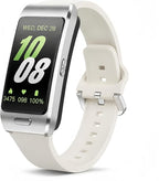 2-in-1 Smart Health Band with Built-in Bluetooth Earbuds, Fitness & Activity Tracker with Heart Rate & Sleep Monitor, Bluetooth Call Support, 1.57" HD Touchscreen for Daily Wellness(White)