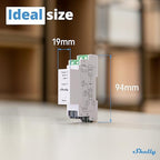 Shelly Pro 3EM (120A) | Wi-Fi & LAN, 3-Phase Smart Energy Meter | 2-Way Consumption | Home Automation | Bluetooth Gateway | Compatible with Alexa & Google Home | No Hub Required | Solar Panels