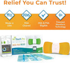WiTouch Pro TENS Unit for Back Pain Relief & Recovery, Wireless, Wearable Muscle Stimulator, Made in USA, Gel Pads Included