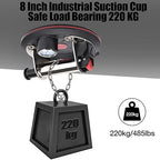 ZANSONG02 Heavy Duty Vacuum Suction Cup Lifter for Glass, Air Conditioner, Washing Machine, Refrigerator with Pressure Gauge(ZANSONG-2-1)