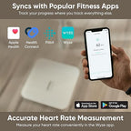 Wyze Smart Scale X - Digital Bathroom Scale for Body Weight, BMI, Body Fat, Muscle Mass, Heart Rate Monitor | ITO Glass & LED Backlight | Batteries Included, 400 lbs (White)