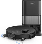 DREAME L40s Ultra Robot Vacuum and Mop, Auto-Empty, Mop Self-Cleaning, 1,9000Pa Suction, 100% Detangling DuoBrush, Extending Mops and Side Brush, 40mm Obstacle Clearing, App & Voice Control (Black)