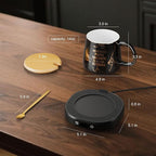 Coffee Mug Warmer, You are Awesome Mug with Coffee Warmer Set, Electric Coffee Cup Warmer for Desk 8H Auto Shut Off, Tea Beverage Warmer with 4 Temperature Setting, Birthday Christmas Women Man Gifts