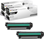 CS Replacement Toner Cartridge Compatible with HP M775 CE340A Black 651A Color MFP M775D MFP M775F MFP M775Z 700 Color Enterprise 700 MFP M775D 2 Set