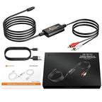 Neoteck 192kHz DAC Converter 7ft/2.1m Optical to RCA Cable SPDIF to RCA Digital to Analog Converter for HDTVs Set-Top Boxes DVD/Blu-Ray Players-Male Output