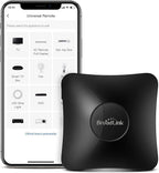 BroadLink IR/RF Smart Home Hub-WiFi IR/RF Blaster for Home Automation, TV, Curtain, Shades Remote, Smart AC Controller, Works with Alexa, Google Assistant, IFTTT (RM4 pro)