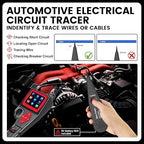 TopDiag P200 Power Circuit Probe Kit - Automotive Circuit Tester with 2024 Online Update, 9~30V Voltage Range, Multimeter, Relay Test, Fuel Injector Tester, Activating Component, Oscilloscope Mode