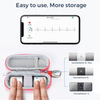 CoBak Case for KardiaMobile EKG Monitor 1-Lead/for Kardia Mobile Heart Monitor 6-Lead/for KardiaMobile 6L Max/for Apple and Android Devices - CASE ONLY