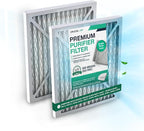 Crucial Air Purifier 2 Filters – Compatible with Hunter® Brand Filter Part # 30931 – Models 30201, 30212, 301213, 30240, 30241, 30251, 30378, 30379, 30380, 30381, 30382, 30383 – (2 Pack)