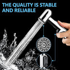 Handheld Bidet Sprayer for Toilet with Adjustable Water Pressure – Feminine Hygiene Shower, Baby Cloth Diaper Washer, Pet Bathing, Easy Installation with Bidet Hose