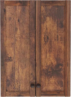Bathroom Wall Cabinet Over Toilet Storage Cabinet 20x28 inch Brown Medicine Cabinets for Bathroom Storage Cabinet Space Saver with 2 Adjustable Shelves & 2 Doors