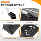 Mgoodoo 9907100001 Digital Control Panel Replacement Parts Compatible with Masterbuilt Top Controller Electric Smoker 20070311/20070411/ 20072614/20071011/ 20072514/20072618/ 21072618/20072218