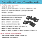 Vdsvksd Sound Bar Mounting Bracket,SoundBar Wall Mount Brackets for Vizio Soundbar Mounted Under or Above TV,Fits Most of Sound Bars,Soundbars Mounts Brackets with Hardware Kit