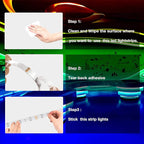 DAYBETTER Smart RGB Led Strip Lights, 50ft Led Lights for Bedroom with App Control, Multicolor Changing Led Light Strips Apply for Home Decor, Living Room, Kitchen, Home Party Decoration