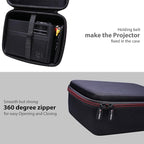LTGEM Projector Case Compatible with ELEPHAS BL128 Mini Projector 2025/2024 Upgraded(Inside: 10.3"x7.5"x3.5"), Case Only