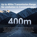 Accsoon Como SE Wireless Headset Intercom System 1312ft Team Communication Group Talk, 30+Hour Battery Life(Only Remote Headset)