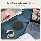 Jabra Speak2 75 (2025 Edition) Wireless Bluetooth Speakerphone - 4 Noise-Cancelling Mics, 65mm Speakers - New Linking Feature - USB-C Dongle - Certified for Zoom and Google Meet - Dark Grey