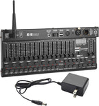 Ygybeyond Wireless DMX 384Controller,384-channel, DMX512, Controller, Dmx-384 Contooller, Stage Lighting Equipment & Accessorie For Dj, Ktv, Large Concert, DMX Light Controller (384 channel DMX-384)