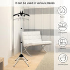 EVEME Steamer Hanger Stand with 1 Pair Ironing Gloves,Garment Hanger for Steaming Clothes,Steam Rack for Clothes,Handheld Garment Steamer Rack