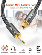 VANAUX Toslink to Mini Toslink Optical Audio Cable 24K Gold-Plated Digital S/PDIF Fiber Optic Cables for Home Theater, Sound Bar,TVs/Amplifiers/Hi-Fi Systems (Mini Toslink to Toslink, 5ft/1.5m)