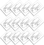 Ansoon Paper Shredder Lubricant Sheets, Paper Shredder Sharpening & Lubricating Sheets (12PCS)
