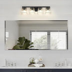 60x28 Inch Bathroom Mirror Frameless Beveled Edge Rectangle Wall Mirror Explosion Proof and Shatterproof Bathroom Vanity Mirror Wall Mounted Hang Firmly (Horizontal or Vertical)
