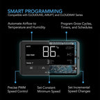 AC Infinity Controller 67, Smart Bluetooth Fan Controller with Temperature, Humidity, Schedules, Grow Cycles, Dynamic Speed Programming for CLOUDLINE Airlift Fans Cooling and Ventilation