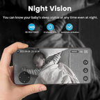 owltron Indoor Security Camera 5MP, 5GHz/2.4G WiFi Camera with IR Night Vision, Smart Home Security Cam with Motion Detection/Two Way Talk