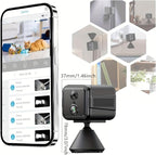 Fabater Indoor Security Camera, 4K 3MP 2.4GHz 5GHz Dual Band AI Motion Detection WiFi Indoor Security Camera for Home Office