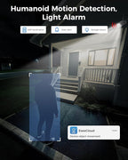 Hiseeu 4K Home Security Camera System, 24/7 Recording, 16CH NVR Kit, Corded Powered 8Pcs 8MP Outdoor Wireless WiFi Cameras, Color Night Vision, Two-Way Audio, Motion Detection, 3TB HDD, 2.4G & 5GHz