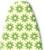 Extra Thick Ironing Board Cover and Pad, Spring Flower 15x54 Ironing Board Cover, Resist Scorching and Staining,Elastic Edges,Green