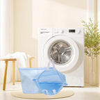 Guozcaray 2 Pcs laundry bag with handles mesh laundry bags washing machine laundry totes travel storage and sorting bag for Clothes laundry bag for delicates(Blue2N)