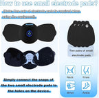 Wireless Tens Unit Muscle Stimulator - Two Sets of Tens Unit Massager for Pain Relief - Up to 12 Mode 20 Intensity Portable with App Controlled Bluetooth TENS EMS Muscle Stimulator Machine