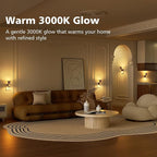 TOSZMOK LED Night Lights Plug into Wall, 2-Pack Bright Plug in Nightlights, Dimmable 0-100LM, Dusk-to-Dawn, Wall Sconce-Style, Auto-On/Off, Home Decor for Bedroom, Bathroom, Hallway, Kitchen, 3000K