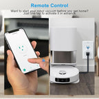 WiFi Smart Outlet Plug with Remote,GreenCycle 4 Electric Smart Plug with Remote,Compatible with Alexa and Google Home via Tuya,15A/1500W，Remote Control from Anywhere,TUV FCC List(2.4G)