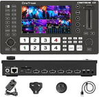 Cinetreak C2 HDMI 5.5 Inch Screen Multi-Format Professional PTZ Control Video Switcher Mixer with REC,Playback, Macro Media,Vertical Livestream （NDI updatable）