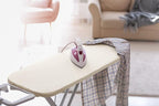 Encasa XO Ironing Board Cover and Pad 54"x15" - 4mm Felt Large Iron Board Cover with Padding - Heat Resistant, Stain-Safe Dye, Non Slip Elastic Bungee Cord Tightening Iron Table Cover Natural