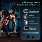 TILAT Massager Gun Deep Tissue, Cordless Vibrating Muscle Massage Gun - Handheld Quick Release Massager for Back, Neck and Fascial Binding - Targetred Trigger Point Therapy Massage Gun