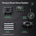 VIVOSUN GrowHub Controller E42A+ for Grow Tent, Smart Environmental WiFi-Controller with Temperature, Humidity, VPD, Timer, Cycle, Schedule Controls, Cooling Ventilation Lighting Programming