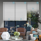 SmartWings Motorized Cellular Shades, Honeycomb Blinds Compatible with Zigbee/Alexa/Z-Wave/Homekit, Wireless Remote Control for Smart Home and Office in Customized Size,70% Blackout White