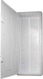 Legrand - OnQ 42 Inch Media Enclosure, Wifi Electrical Box, Cable Management Box for Distribution of Networking Service, Recessed Media Box Lets Signal Through, White, ENP4250-NA