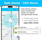 SecuLife New 2026 Fall Alert Device, Medical Alert Pendant with for Seniors, SOS Call, GPS Tracking & Reminders – Wearable Emergency Necklace for Elderly, Waterproof, 2-Way Calling, Panic Button
