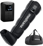 Medisana Leg Compression Massager, Cordless Rechargeable Air Pressure Boot with Multi-Customize Modes, Intensities & Timer, Leg Compression for Circulation, Pain Relief, Recovery, Christmas Gifts