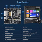 BIGTREETECH SKR Mini E3 V3.0 Control Board +TFT35 E3 V3.0.1 Touch Screen Display 32Bit Silent Board Integrated with TMC2209 UART Stepper Driver Compatible with Ender 3/5 Ender 3 Pro/V2 3D Printer