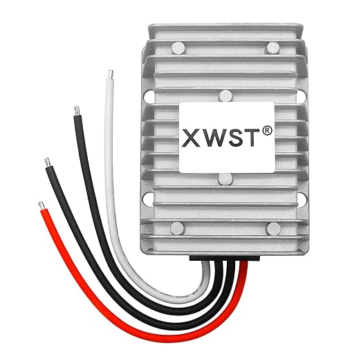 DC DC Stabilizer 9V-36V to 12V Boost Buck Converter 25A 300W Waterproof Regulator 12V Volt Module Transformer for Car Audio Solar Power System LCD LED Display Screen