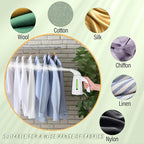 OGHom Steamer for Clothes,Portable Handheld Travel Steamer,300ml Large Capacity,700W,30 Second Fast Heat Up Garment Steamer (Light Green)