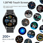 Smart Watch for Men Women Fitness: Waterproof Make/Answer Call Smart Watches for Men Digital Mens Watches Running Step Tracker Smartwatch Android Phones iPhone Samsung Compatible Heart Rate Monitor