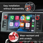 Auovo Audio Knob Cover Compatible with Subaru BRZ 2022-2026 for Toyota GR86 2022-2024 2025 2026 Interior Accessories Radio Knob Switch Rings (Audio Volume Button Ring-2PCS, Red)