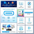 MeLE Mini PC Quieter 4C N100 NO OS Fanless Mini Computers, 16GB RAM, 512GB Storage, 2.4/5G Wi-Fi, Full-Functional USB-C, 4K Triple Display Desktop on Home, Office, Education, Astrophotography