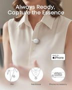 soundcore Work by Anker, Portable AI Voice Recorder, AI Note Taker, AI Transcription & Summarization, 6-Month Pro at No Charge, Cross-Meeting Summary, MFi Certified, Privacy Protection